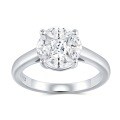 925 Silver Four-Prong Alien Moissanite Ring-0-3