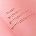 wholesale S925 Sterling Silver Extension Chain Bracelet Necklace Extender 3CM 5CM 8CM 10CM Spring Ring Chain W300-0-2