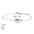 S925 Sterling Silver Full Moissanite Bracelet for Women, Minimalist Daily Wear-0-3
