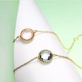 wholesale 18K Gold Plated Versatile Cute Genuine Topaz Candy Bracelet for Girls with Drop Shipping and Engraving Options in 14K/9K-0-2