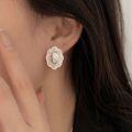 wholesale S925 Sterling Silver Vintage-style Unique Stud Earrings for Women, New Trendy Small Niche High-end Earrings-0-2