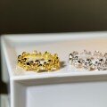 wholesale S925 Gold-Plated Silver Vintage Old Money Style Chinese Retro Light Luxury Exquisite High-End Floral Ring-0-1