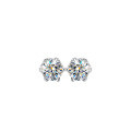 wholesale S925 Sterling Silver Moissanite Earrings, Light Luxury, Minimalist, Versatile, Niche Design, Super Sparkly Earrings for Women, Gift for Girlfriend-0-14
