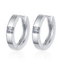 wholesale S925 Silver 3*3 Moissanite Square Stud Earrings for Women, Minimalist and Stylish-0-4
