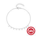 wholesale 925 Sterling Silver New Round Pendant Tassel Bracelet for Women,-0-4