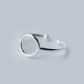 wholesale S925 silver Nalan Korean-style minimalist geometric circular open ring finger ring J0899-0-1