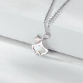 wholesale [999 Solid Silver] Three Lives with Apricot Necklace for Women, Summer Small and Exquisite Advanced Feeling Ginkgo Leaf Shell Pendant, Versatile Collarbone Chain-0-2