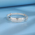 wholesale 999 Pure Silver Dragon and Phoenix Auspicious Bangle for Women, Mother's Day Gift-0-0
