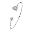 wholesale S925 Sterling Silver Cross-Border New Small Flower Moissanite Bracelet, Summer Fresh Style Women's Wholesale Jewelry-0-4