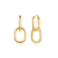 wholesale Metal Brass With Rhinestones, Trendy Ear Cuffs, Minimalist Exaggerated Earrings For-0-9