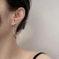 wholesale S925 Sterling Silver Fox Stud Earrings for Women, Unique Fashion Small and Exquisite Temperament Earrings, Retro Style Versatile Ear Accessories-0-2