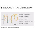 S925 Sterling Silver D Color Moissanite Earrings, Simple Design, Cross-Border Live Streaming, Daily Commute Wholesale-0-13