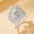 Metal Princess Queen Crown Light Luxury Niche Ring Fashionable Elegant Ins Jewelry Wholesale Direct-0-4