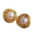wholesale S925 Silver Exaggerated Style Pearl Earrings for Women, Versatile Fashion, Temperament, Aloof Style Trendy Ear Accessories-0-4