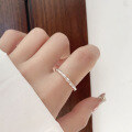 wholesale S925 Sterling Silver Twisted Ring, Adjustable Index Finger Ring, Small and Luxurious, Xiaohongshu Same Style-0-1