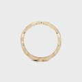 wholesale 9K gold minimalist Japanese-style gentle hollow-out irregular plain ring, the 25th-anniversary spring new collection by Yili-0-2