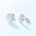 wholesale S925 Sterling Silver with White Shell Exquisite Scallop Earrings, Japanese and Korean New Light Luxury Style, Small Batch Design Wholesale from Manufacturer-0-2