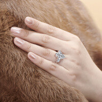 wholesale S925 sterling silver [Clearance of out-of-stock rings] Stylish and elegant women's rings, versatile bands, factory wholesale with free shipping-M model [clearance free shipping]  US size 9.5