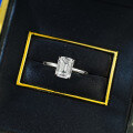 wholesale S925 Sterling Silver 6*8mm Minimalist European and American Ins-Style Small Sugar Cube Stackable Ring-0-3