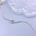 wholesale S925 Sterling Silver Minimalist Interlocking Diamond Link Bracelet, Niche Design, Ins Style Gift for Girlfriend or Best Friend-0-3