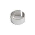 wholesale 925 Sterling Silver Korean Style 9mm Wide Plain Brushed Minimalist Versatile Ring Band-0-4