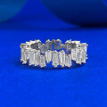 wholesale S925 Sterling Silver Cross-Border Bestseller Irregular Full Diamond Ring for Women, Trendy Ins Style Band-0-5