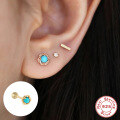 wholesale S925 Sterling Silver, spiral helix ear cartilage piercing, trendy and versatile body jewelry-0-4