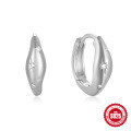 wholesale S925 Sterling Silver Irregular Star Earrings with Zirconia, Eight-Pointed Star Design, Ins Fashion-0-1