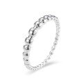 wholesale 999 Solid Silver Cold Minimalist Style Solid Closed Band Ring for Women Light Luxury High-End Sense Silver Tail Ring Cross-Border E-commerce-0-30