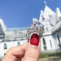 wholesale S925 sterling silver [Clearance of out-of-stock rings] Stylish and elegant women's rings, versatile bands, factory wholesale with free shipping-O model [clearance free shipping]  US size 6