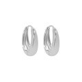 wholesale S925 Sterling Silver Geometric Circle Earrings for Women, Korean Version Ins Minimalist Niche Design, Versatile and Stylish-0-7