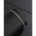 wholesale 925 Sterling Silver 2mm Rope Bracelet for Women Cross-Border Popular European and American Accessories, Trendy Hip-Hop Twisted Rope Couple Jewelry-0-2