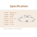 S925 Sterling Silver Four-Leaf Clover Moissanite Bracelet for Women-0-34