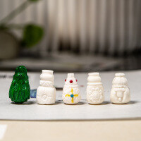 wholesale Metal Material Root Attached Three-Way Beaded Bracelet Tassel Handheld Lotus Buddha Handmade DIY Beading Niche Accessories-5#