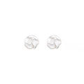 wholesale S925 Sterling Silver Camellia Stud Earrings for Women, Luxury Fashion Heavy Work Earrings, Japanese and Korean Summer New Collection-0-4