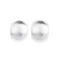 wholesale S925 Sterling Silver Curved Brushed Earrings, Luxury Ear Accessories with European and American High-End Exaggerated Studs, Factory Direct-0-5