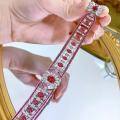 wholesale Sterling Silver 7*9 Ruby Bracelet by Zhuozhifan Jewelry New Luxury Setting Vintage Elegant High-End Bracelet-0-2