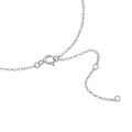 wholesale White Gold Plated 925 Silver Simple Style Universal Silver Chain Stock Necklace Collarbone Chain Wholesale-0-4