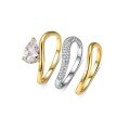 wholesale S925 Silver Set of Three Drop-Shaped Moissanite Stackable Ring Set, Hot Sale in Live Streaming, Wholesale-0-4