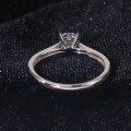 wholesale 9/10/14/18K Gold Classic Minimalist Natural Diamond Ring with Accent Melee Diamonds-0-3