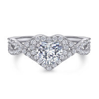 wholesale 925 Silver Heart Zircon Ring, Pure Silver Love Necklace, Ins Style Earrings Women's High-Quality Jewelry Set of Three-Ring TL-243 US size 7#