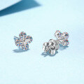 wholesale S925 Sterling Silver Moissanite Star Earrings, Fashionable Commuter Earrings, Gift for Girlfriend-0-1