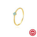 wholesale S925 Sterling Silver Petal Set with Diamond and Turquoise, a Minimalist European-style Accessory Collection-0-11