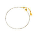 wholesale S925 silver small and fresh petite pearl beaded bracelet, fashionable, simple, and elegant temperament accessory S5139-0-4