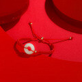wholesale S925 Sterling Silver Red String Bracelet Set for Couples, Ben Ming Nian Safety Buckle Unisex Bracelet, 520 Valentine's Day Gift-0-1