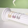 wholesale S925 Sterling Silver Cross-Border New Style Women's Butterfly Zircon Inlaid Fashion Exquisite Design Collarbone Chain Ready Stock Wholesale-0-3