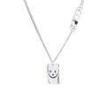 wholesale S925 Sterling Silver Unisex Japanese Korean Creative Joker Poker Pendant Hip Hop Punk Style Collarbone Chain Necklace-0-4