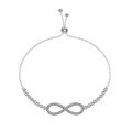 wholesale S925 Sterling Silver INS Style New Women's Bracelet with Exquisite High-End Infinite Symbol Design Mobius Jewelry for Women-0-5