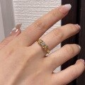 wholesale S925 Sterling Silver Vintage Light Luxury Cross Knot Diamond Ring, Retro Niche Irregular Twist Line Ring for Women-0-6