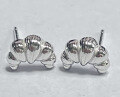 wholesale S925 Sterling Silver Croissant Earrings, Women's Small Design, Luxury French Retro Style Fashion Earrings, Cross-border-0-6